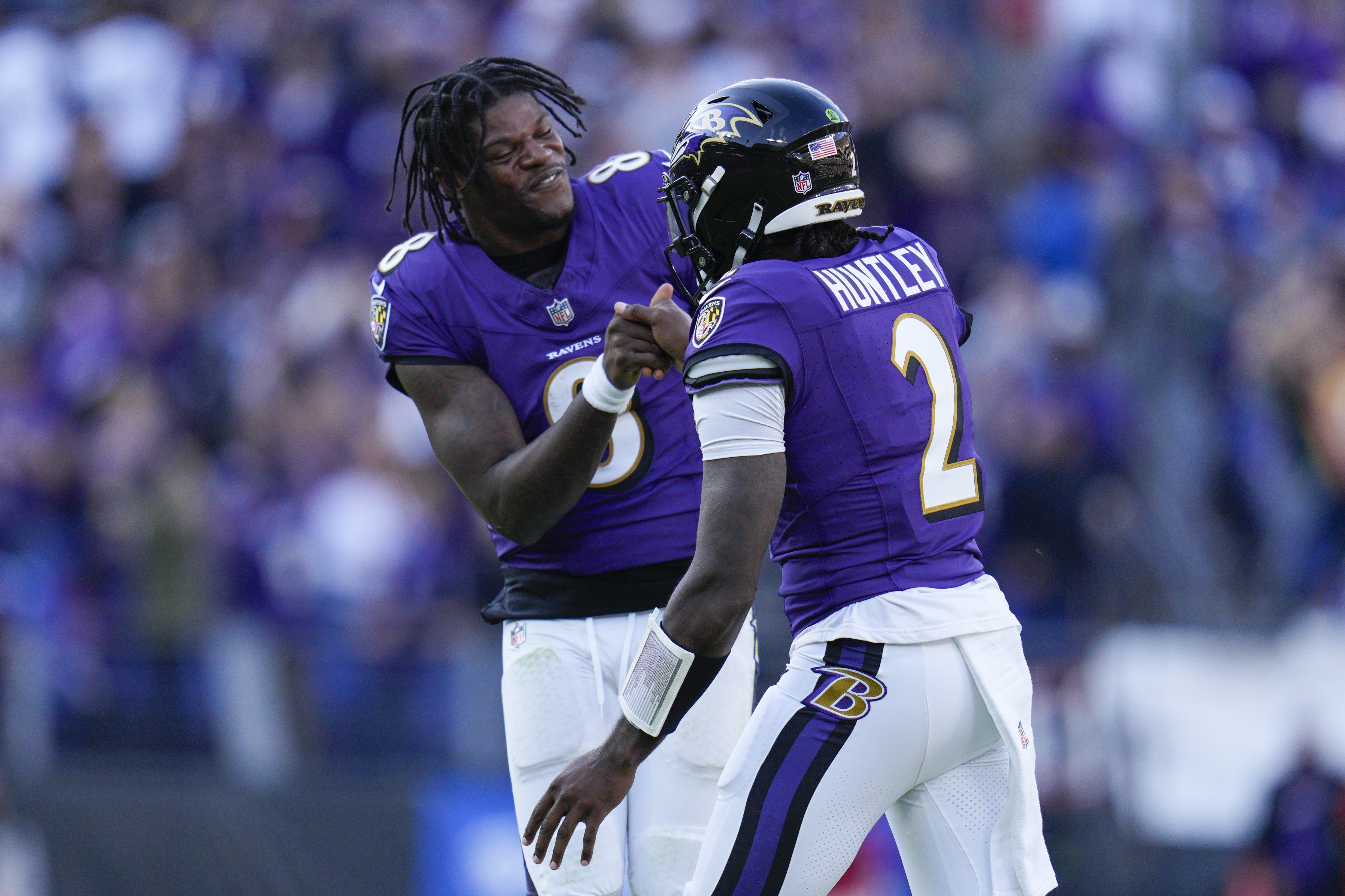 Lamar Jackson Tyler Huntley Ravens